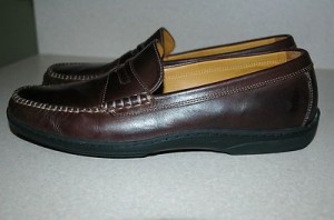 NWOB mens Cole Haan Nike Air classy brown penny loafers size 9.5M