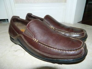 Cole Haan Men Brown Leather Loafer Driving Shoes sz 7.5M WOW