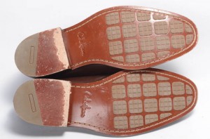 COLE HAAN 10 brown leather AIR COLTON PLAIN TOE lace up oxford dress shoe $198