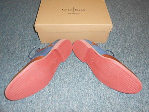 New Cole Haan Air Franklin Saddle Bourbon/Ocean Suede Size 13M