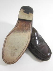 COLE HAAN Men’s Dark Brown Leather Loafers Shoes Size 9.5