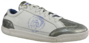 $120 DIESEL Ice Cool Men Shoe Size US 7.5 EU 40 White Silver