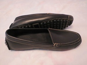 Cole Haan Black Leather Driving Moccasins Drivers Size 9 D