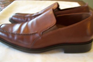 COLE HAAN BROWN LEATHER SLIP-ON LOAFERS MEN’S SIZE11 M – EXCELLENT