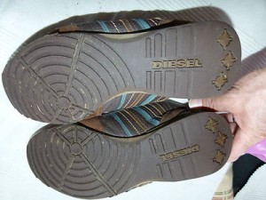 GENUINE DIESEL ZEUS ON TRAINERS BROWN LEATHER & SUEDE MENS SIZE 9