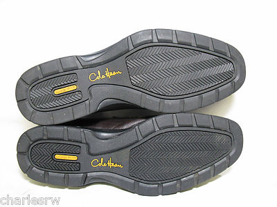 Cole-Haan Men’s Nike Air Shoes Size 10.5 M Brown Leather Loafers Slip-ons