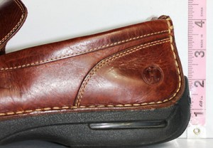 ► COLE HAAN NIKE AIR ◄ Mens US 10 Brown marble leather casual loafer driving Moc