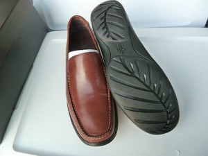 Cole Haan Nike Air Keating Venetian Loafer Brown Leather Shoes Mens 10.5M C09746