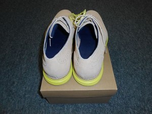 New Cole Haan Lunargrand Wing Tip Sandstone Suede Size 12M