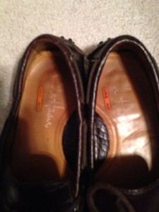 Cole Haan Air Grant Driving Mocs Mens 8.5 M Dark Brown Croc