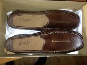 Clarks Brown Leather Mansell size 12M, brand new NWT