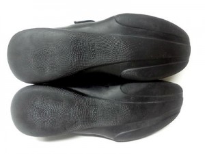 HUGO BOSS MENS BLACK LEATHER SNEAKERS SHOES SIZE 9