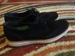 Cole Haan Lunargrand Wingtip Rare Black and Tan US 9.5 Nike Sole