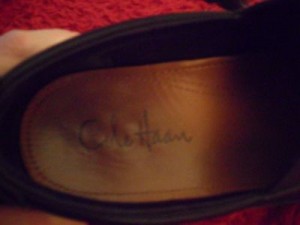 Men’s Black Cole Haan Leather Shoes with Nike Air- Size 10M