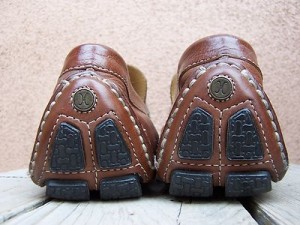 MENS COLE HAAN DRESS SHOES SIZE 11M BROWN LEATHER CASUAL SLIP ON DRIVER LOAFERS
