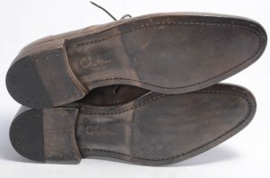 COLE HAAN 9.5 brown leather VINCENTI wingtip lace up oxford dress shoe NEW $378