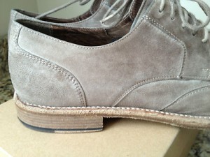 New $378.00 Cole Haan Vincenti Wing Oxford Men’s US 8.5 M Fossil Suede