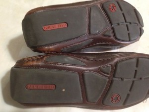 cole haan Nike Air Loafers Slip On Moccasin Size 11 1/2 Sz 11.5 Brown