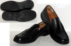 Cole Haan Mens Black Casual Leather Loafers Size 10 M