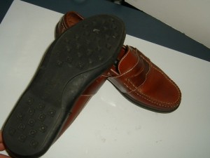 COLE HAAN MENS BROWN LEATHER PENNY LOAFER SIZE 9 1/2M