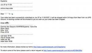 SUPREME x CDG VANS NAVY ERA 10.5 NEW SOLD OUT