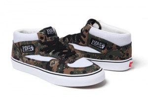 Supreme x CDG Comme De Garcons Vans Half Cab size 10 Olive Camo