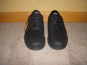 TIMBERLAND CITY ADVENTURE STORMBUCK PLAIN TOE OXFORDS SZ 9.5 BLACK LEATHER 77588