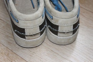 Mens Timberland Leather and Suede Boat Shoes Size 9 M. Brown tones!