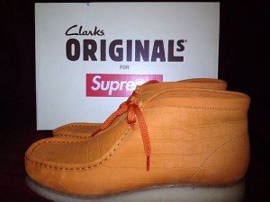 Clarks Originals Supreme orange nubuck wallabee 10.5m