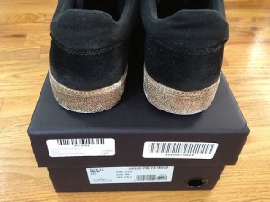 DIESEL BLACK GOLD DEX-LL Men’s Black Cotton Sneakers Shoes Size 12.5 – New