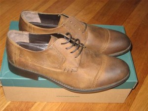 Men’s CLARKS Tan Wallace Oxford Sz. 10.5M NIB