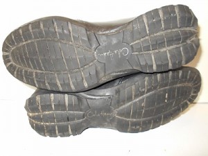 Cole Haan Black Leather Casual Loafers with Nike Air C05733 Size 9 M
