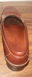 Cole Haan Brown Leather Penny Loafers Casual Dress Shoes Sz 12 Saddle Tan