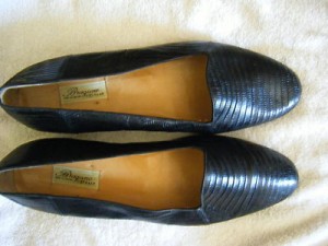 Bragano’s made in Italy by Cole Haan Men’s Black Lizard Loafers Sz. 12 M