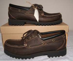 NEW TIMBERLAND EARTHKEEPERS MEN’S BBURG 3-EYE CLASSIC LUG BOAT SHOE US 10.5