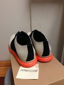 Brand New Cole Haan Lunargrand Saddle Birch/Black/Orange Size 10 nike