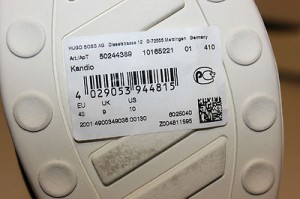 $225 Hugo Boss Orange ‘Kandio’ Size 10 US (9 UK) Sneakers in Dark Blue