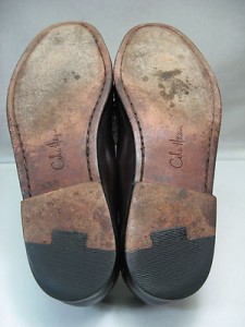 COLE HAAN Men’s Brown Leather PENNY LOAFERS Sz 9.5D…………SHARP!
