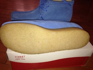 CLARKS ORIGINALS WALLABEE MENS SZ 8.5 CAROLINA BLUE dunk jordan casual ghostface