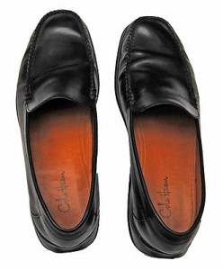 Cole Haan Nike Air Dempsey Venetian Black Calfskin loafers Shoes Size 11 1/2 M.