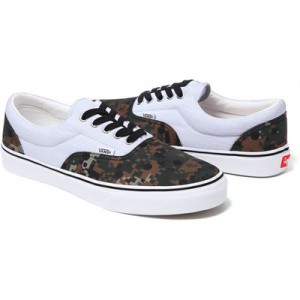 Supreme x Comme Des Garcons Era Vans – Size 10 – Olive – Camo – Dots
