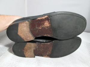COLE HAAN BLACK LEATHER LOAFERS KILTIE TASSEL SHOES Mens Size 10 M