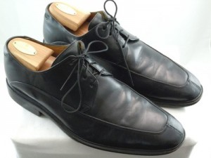 COLE HAAN- NIKE AIR Mens Black Leather Split Toe Oxford US 9.5M