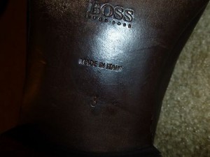 Beautiful Hugo Boss Brown Loafers for Men — size 8