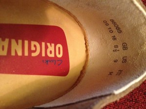 Clarks Originals Desert Kahn Taupe Distressed 9m