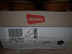 BNIB MENS CLARKS ORIGINALS DESERT BOOTS BROWN VINTAGE SIZE UK 9 EU 43 INDIE MOD