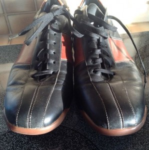 MENS COLE HAAN NIKE AIR Two Tone BLACK BROWN LEATHER CASUAL OXFORDS SHOES Sz 13M