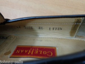 Cole Haan City Mens Black Leather Tassel Loafers Shoes 8.5 E