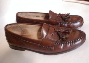COLE HAAN Men’s Brown Leather Tassel Loafers Sz 10.5 D Shoes