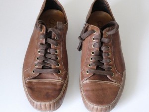 MENS BROWN LEATHER COLE HAAN SHOES SZ 10-10.5